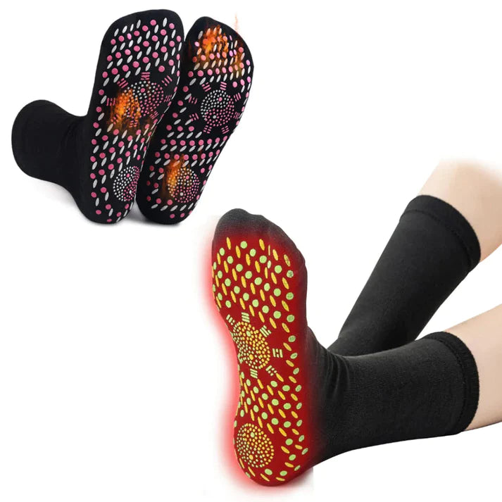 SlimStep Tourmaline Slimming & Self-Heating Socks