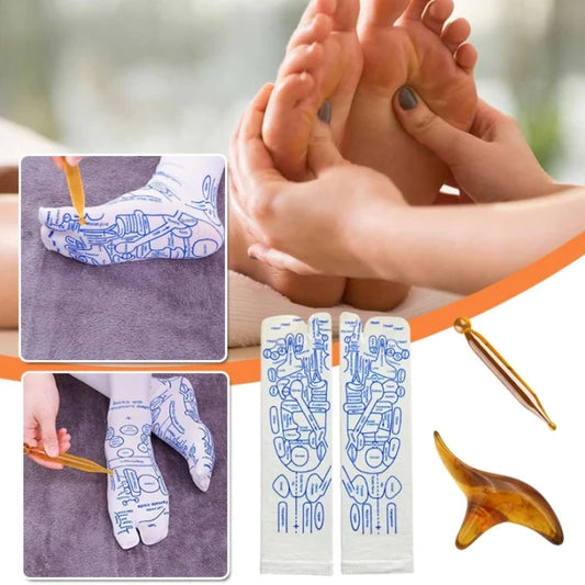 SootheStep Reflexology Socks with Massager